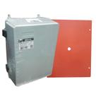 Kit caixa plast c35-26-17cm gr c/fecho + placa grande sibra