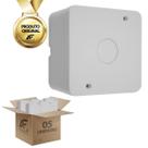 Kit Caixa Protetora Cftv Para Cabos Conectores Modelo 9cm 5un