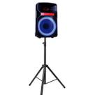 Kit Caixa Som Amplificada Xc812T Polyvox Bluetooth 600w Tripé de Caixa