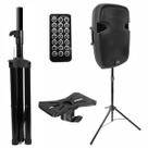 Kit Caixa Som Ativa 12 Polegadas 350w Rms + Tripé Pedestal