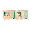 Kit Caixas De Brinquedos Com Rodinhas, O Pequeno Dinossauro