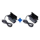 Kit Caixas De Tomadas 4 Blocos Basculante 3Tom 10A 2USB 3USB