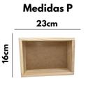 Kit Caixinha Bandeja de Madeira Retangular P 16cm x 23cm - Classe Artesanato Kit Caixinha Bandeja de Madeira Retangular P 16cm x 23cm - Classe Artesanato