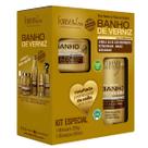 Kit Caixinha Banho de Verniz Forever Liss Shampoo + Mascara