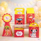 Kit Caixinhas Personalizadas Bombeiro Lembrancinhas Festa Infantil 20, 30 ou 50 Unidades Nome e Idade Quantidade:50