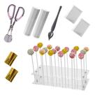 Kit Cake Pop OKAHUOCHUANG, incluindo 200 palitos e embalagens Kit Cake Pop OKAHUOCHUANG, incluindo 200 palitos e embalagens