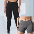 Kit Calça e Shorts Legging Feminino Suplex Academia