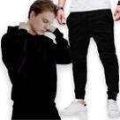 Kit Calça Jogger + Blusa Moletom Liso Flanelada Masculino 23