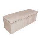 Kit Calçadeira e Painel Clean 160 Cm Suede Bege Drossi