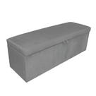 Kit Calçadeira e Painel Clean 160 Cm Suede Grafite Drossi
