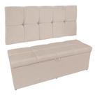 Kit Calçadeira e Painel Nina 0,90 cm Suede D'Rossi