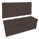 Kit calcadeira e painel nina 160 cm sued