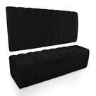 Kit Calçadeira e Painel Olivia Queen 160 cm Veludo M11 - D'Rossi