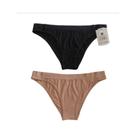 Kit Calcinha Biquíni Básica Preto e Nude Basic+ Confortável