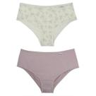 Kit Calcinha Del Rio Feminina 2 Peças Cós Largo