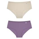 Kit Calcinha Feminina 2 Peças Del Rio Cós Largo Cotton Algodão Kit Calcinha Feminina 2 Peças Del Rio Cós Largo Cotton Algodão