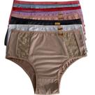 Kit Calcinha Feminina Com 10 Plus Size Cós Alto Calçola Cintura Alta Senhora Com Renda Lingerie Vovó