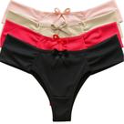 Kit Calcinha Feminina Com 4 Fio Duplo Lingerie Tanga Conforto Básico Microfibra Femenina Adulto Kit Calcinha Feminina Com 4 Fio Duplo Lingerie Tanga Conforto Básico Microfibra Femenina Adulto