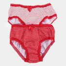 Kit Calcinha Infantil Lupo Lobinha Listrada Feminina - 2 Peças Kit Calcinha Infantil Lupo Lobinha Listrada Feminina - 2 Peças