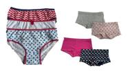 Kit Calcinhas infantil 4 modelo Boxer 10 modelo Tradicional Kit Calcinhas infantil 4 modelo Boxer 10 modelo Tradicional