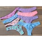 Kit Calcinhas Tanga fio duplo Estampada e Lisa - Conforto e Estilo
