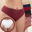 Kit Calcinhas Tanga Plus Size Fio Cintura Alta Renda Luxo Cor:2 BEGEStamanho:XG Kit Calcinhas Tanga Plus Size Fio Cintura Alta Renda Luxo Cor:2 BEGEStamanho:XG