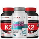 Kit Cálcio, Magnésio, Vitamina D3 e Vitamina K2 ClinicMais