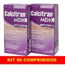 Kit Calcitran MDK 90 Comprimidos Calcio Vitamina D3 e K2