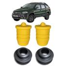 kit Calço 3cm + Batente Suspensão Traseiro Palio Weekend