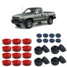 Kit Calço Coxim Lift PU 2cm Cabine Carroceria Silverado