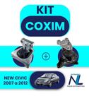 Kit Calco Coxim Motor Direito E Esquerdo Honda New Civic