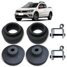 Kit Calço de Mola Dianteiro 2,5cm Traseiro 5cm Saveiro G5/..