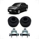 Kit Calço de mola Traseiro 3,5cm + Prolongador Fiat Siena