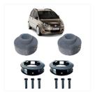 Kit Calço Mola Dianteiro Aço 4cm Traseiro 3,5cm Elevar Idea