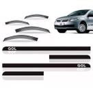 Kit calha chuva gol voyage 2013 2014 2015 2016 2017 + friso lateral