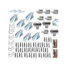 Kit Calha Super Calha Beiral Galv 0,30x14m Saída 3” Redonda