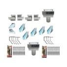 Kit Calha Super Calha Telhado Beiral 0,30x10m Galvanizada