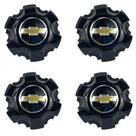 Kit Calota Centro de Roda Gm S10 Nova 17 a 19 Preta (4 Pc)