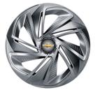 Kit Calota Nitro Aro 13 Grafite Para Onix Prisma Joy Classic Astra Spin Kadett