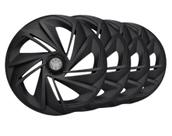 Kit Calota Nitro Aro 14 Preta Para Up Polo Fox Parati Passat Pointer
