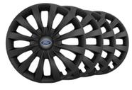Kit Calota Passat CC Aro 13 Preta Para Ka Fiesta Escort Todos Carros Modelo