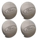 Kit Calotinha Centro Roda Ford Focus Ghia Aro 15 Prata 70mm
