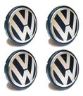 Kit Calotinha Meio Tampa Roda Original Vw Gol G5 G6 Fox 56mm