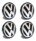 Kit Calotinha Meio Tampa Roda Original Vw Gol G5 G6 Fox 56mm