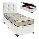 Kit Cama Box Bau + Cabeceira + Colchão Solteiro D33 - Maxsono - Paropas