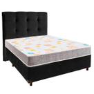 Kit Cama Box + Cabeceira + Colchão Casal D20 - D20 - Inducol