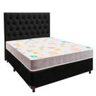 Kit Cama Box + Cabeceira + Colchão Casal D20 - D20 - Inducol
