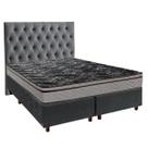Kit Cama Box + Cabeceira + Colchão Casal D28 - Conforto - Paropas