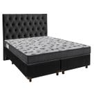 Kit Cama Box + Cabeceira + Colchão Casal D33 - Iso100 - Ortobom