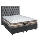 Kit Cama Box + Cabeceira + Colchão Casal Molas Ensacadas - Legriff - Sankonfort